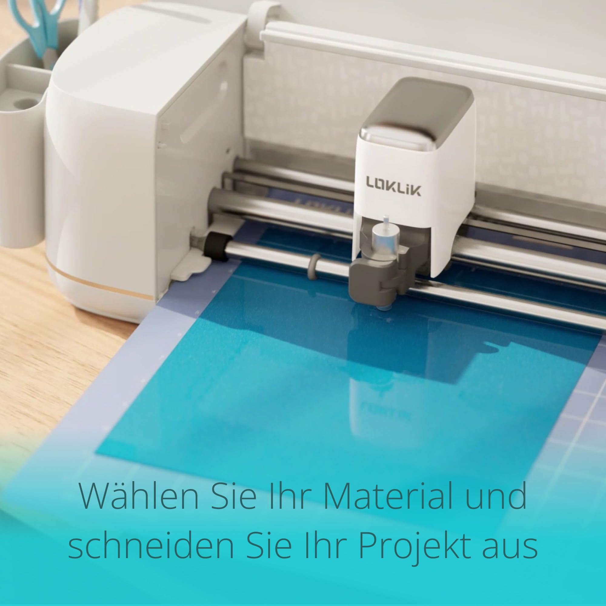 LOKLiK Design-Bündel: Starten Sie Ihre Marke mit der heißen Minipresse und der Schneidemaschine. Passen Sie Stoffe, Gegenstände und Textilien wie T-Shirts, Taschen, Tassen und Sweatshirts an