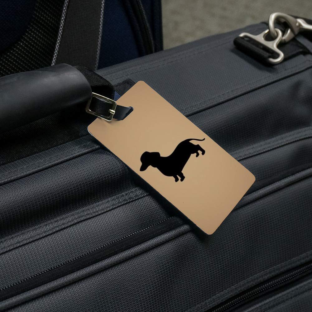 Amazon.com: Dachshund Wiener Dog Luggage ID Tags Suitcase Carry-On