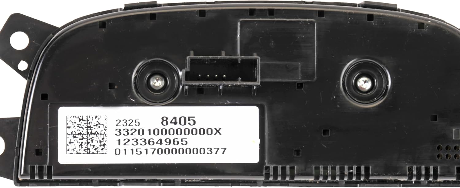 GM Genuine Parts 15-74620 (23258405) Roof Console Auxiliary Heating/Air Conditioning Control Panel