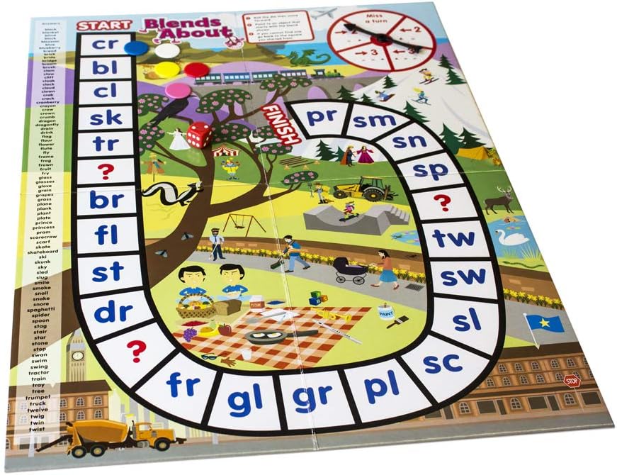 Junior Learning JL410 6 Blend Games,Multi, Medium