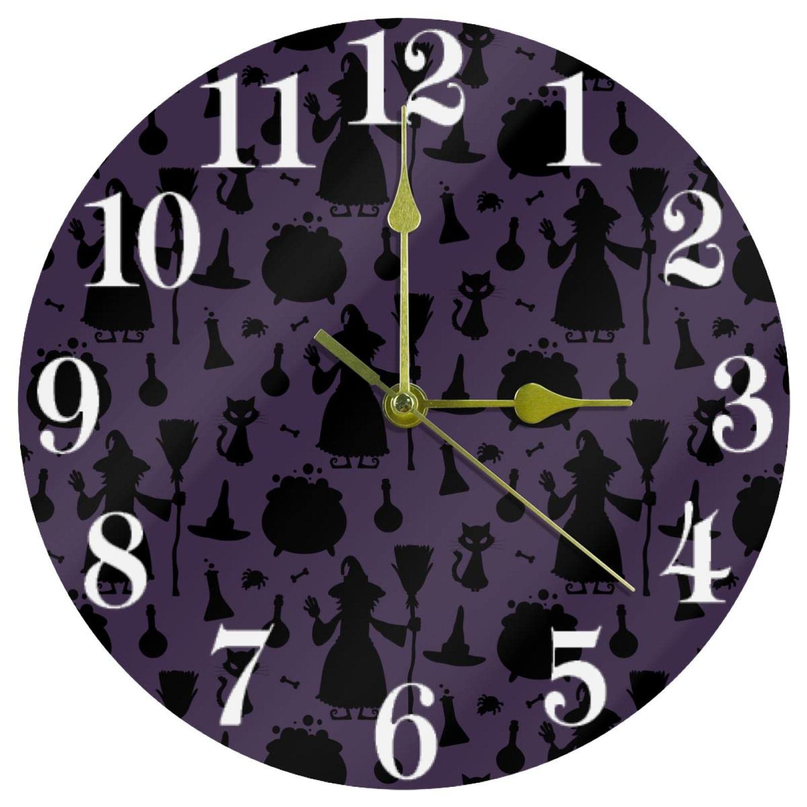Horloge murale sans tic-tac à quartz pour retrouver le sommeil au calme
