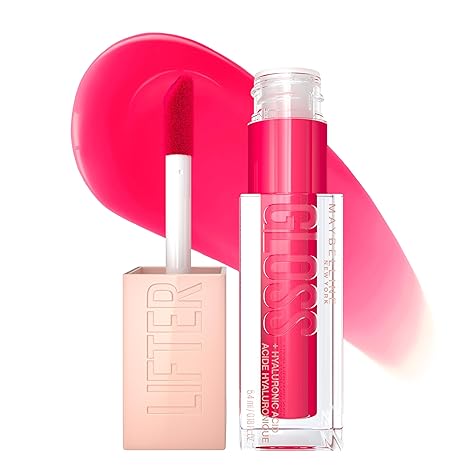 💖 Summer Lips! ☀️ Maybelline Lifter Gloss in Bubblegum 💖