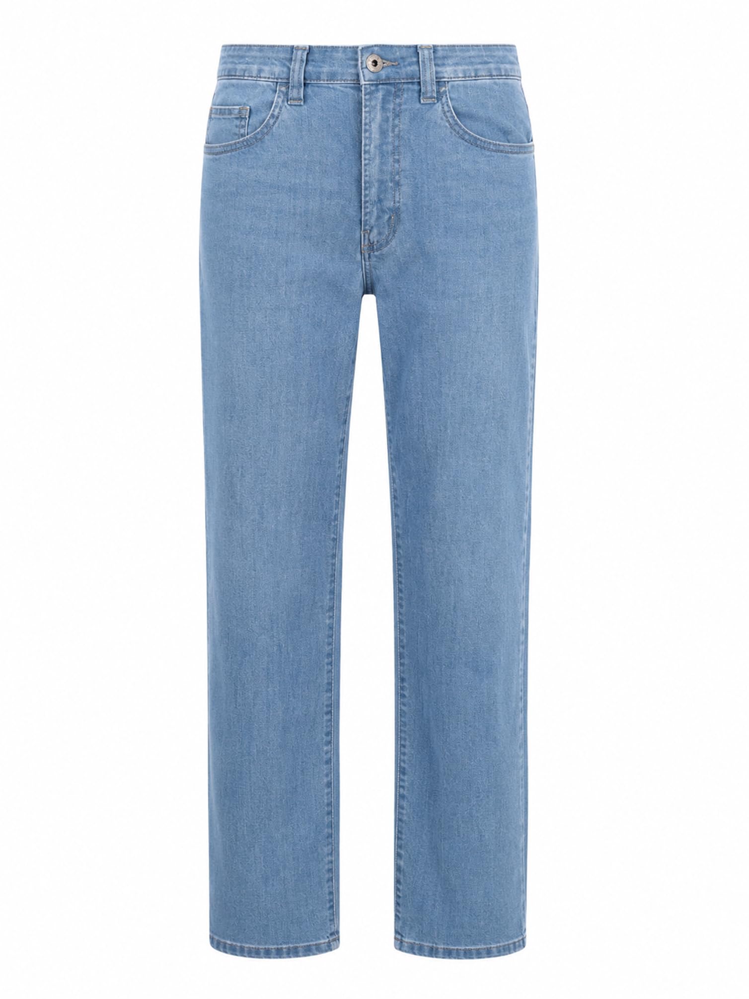 SEA BARRIER Jeans Lungo Uomo Estivo Elasticizzato Denim Chiaro Super Leggero dalla Taglia 48 alla Taglia 62