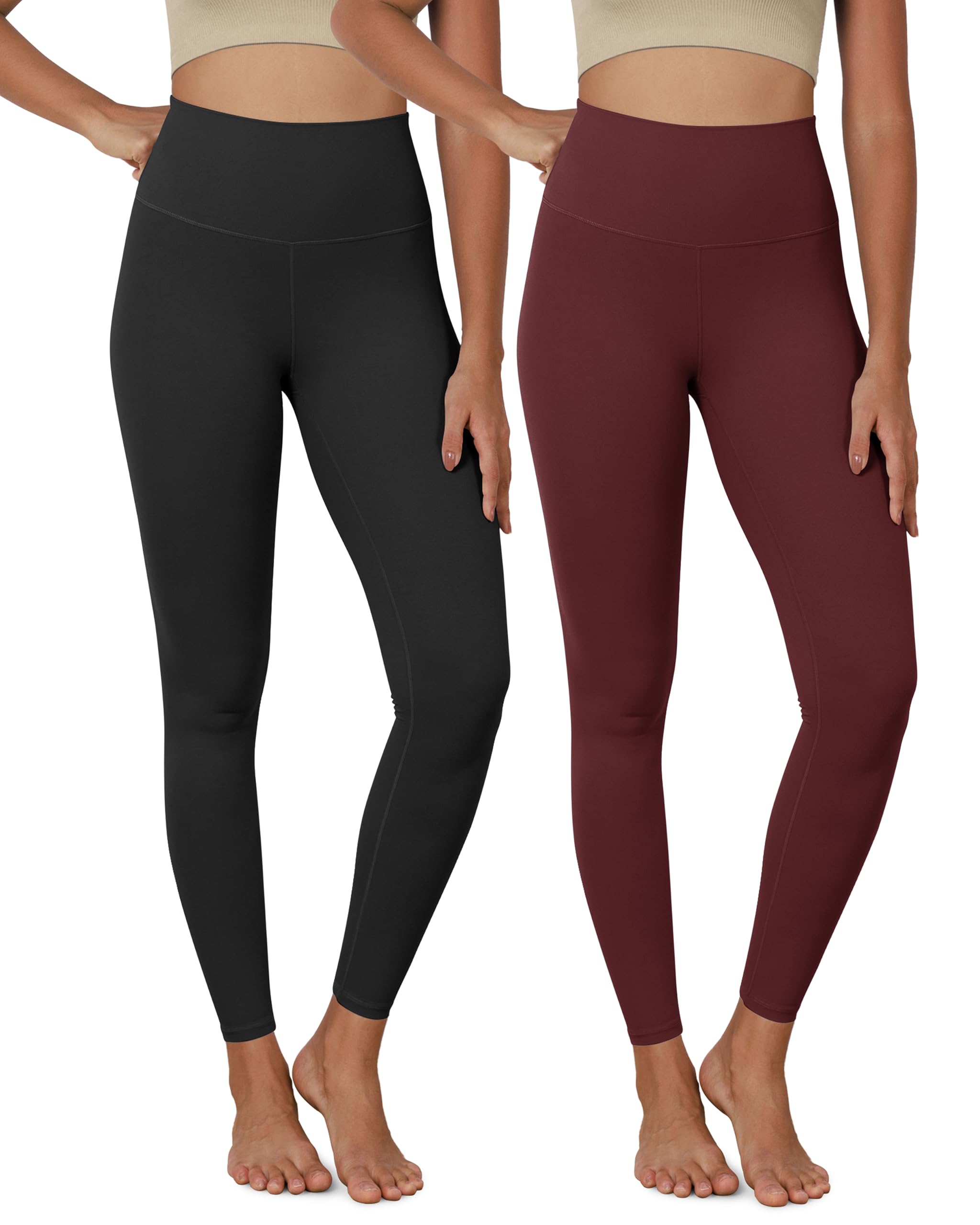 ODODOS 2-Pack Buttery Soft Lounge Yoga Leggings
