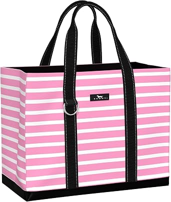 SCOUT Original Deano Tote - Durable Lightweight Open Top Beach, Pool & Lake Bag, Inside Zip Pocket, Folds Flat