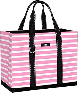 SCOUT Original Deano Tote - Durable Lightweight Open Top Beach, Pool & Lake Bag, Inside Zip Pocket, Folds Flat