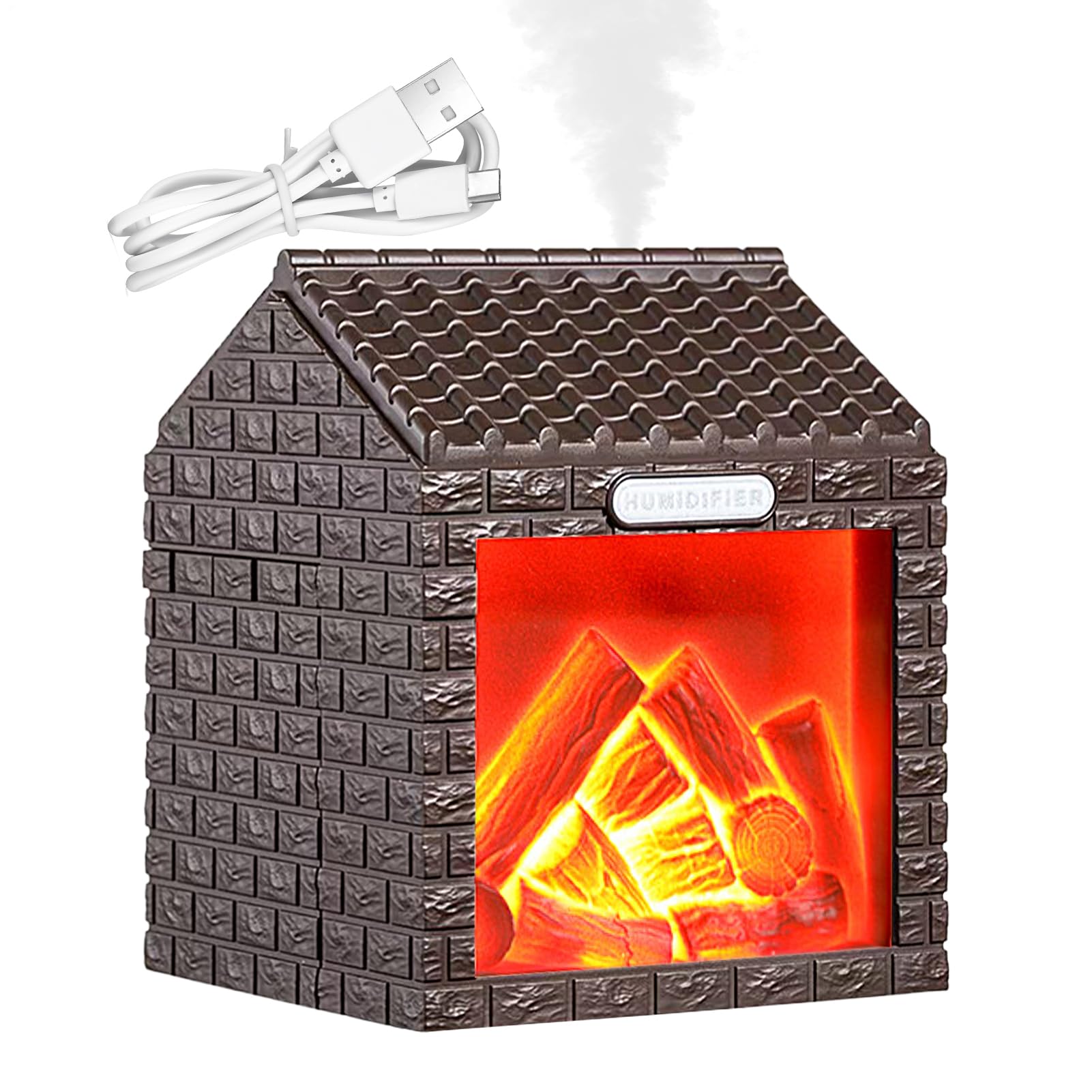 Difusor humidificador de chimenea para crear un ambiente relajante en tu dormitorio