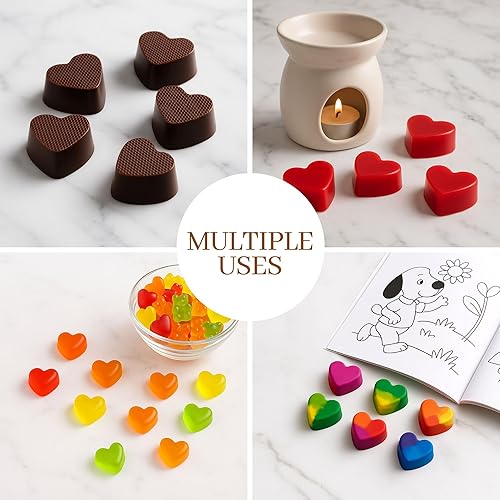 Vista 18 de Molde para hacer chocolate Mrs. Anderson's Baking, hecho de silicona de grado europeo, color trufa, juego de 2