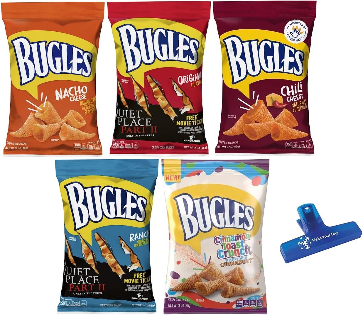 BUGLES RANCH NATURALLY FLAVORED 3 oz / 85 g (6 in a Box