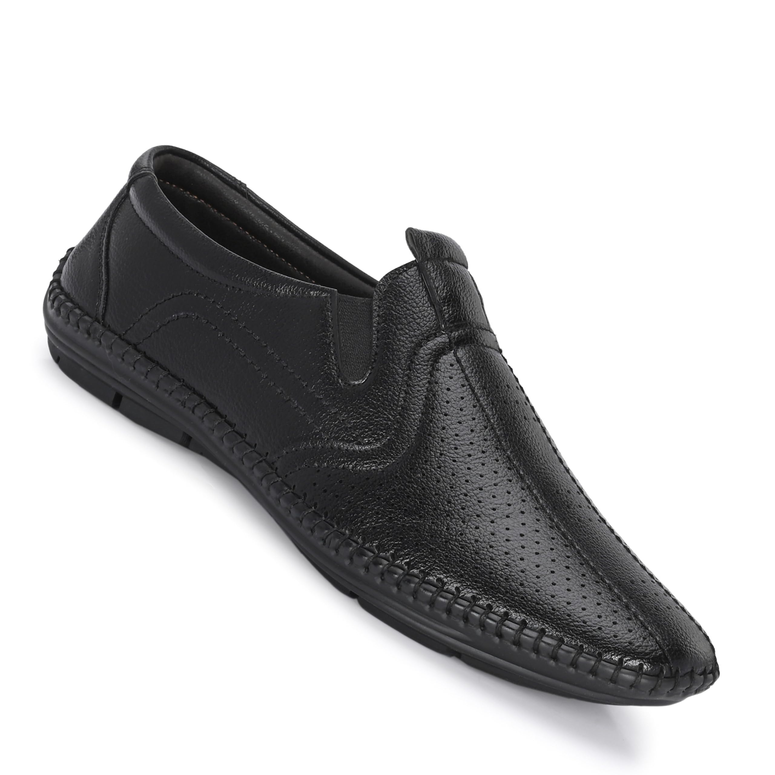 pos planet of shoes POS Black Mens 1289 Formal Shoes | Lace-Up Derby Shoes | Provide Comfort & Stylish | Perfect for Formal Wear, Business Casual, and Parties-picture-14