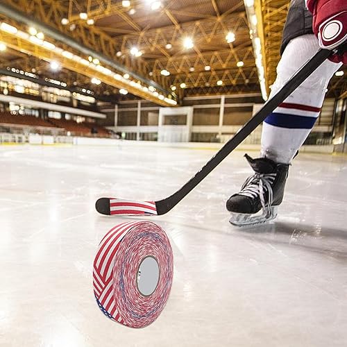 Miniatura 8 de Cinta de lacrosse de 1.0 in x 82.0 ft, cinta protectora de hockey cinta de lacrosse cinta de agarre de hockey para palo de seguridad deportiva