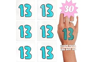 13 Temporary Tattoo, 13 Tattoos, Perfect Merchandise For Concerts