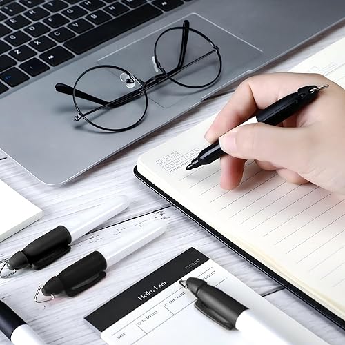 Miniatura 4 de 12 mini marcadores permanentes con clips de llavero de golf para enfermeras, insignias de secado rápido, bolígrafos de tinta de punta fina