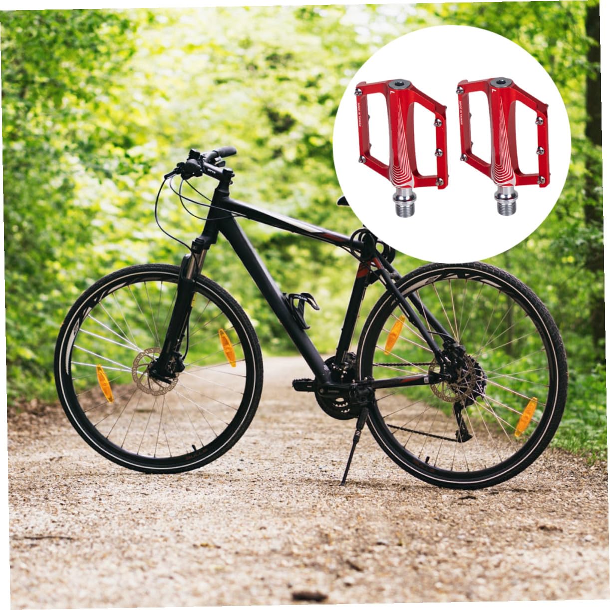 Pedales de Bicicleta de Aleación de Aluminio CNC, 2 Piezas