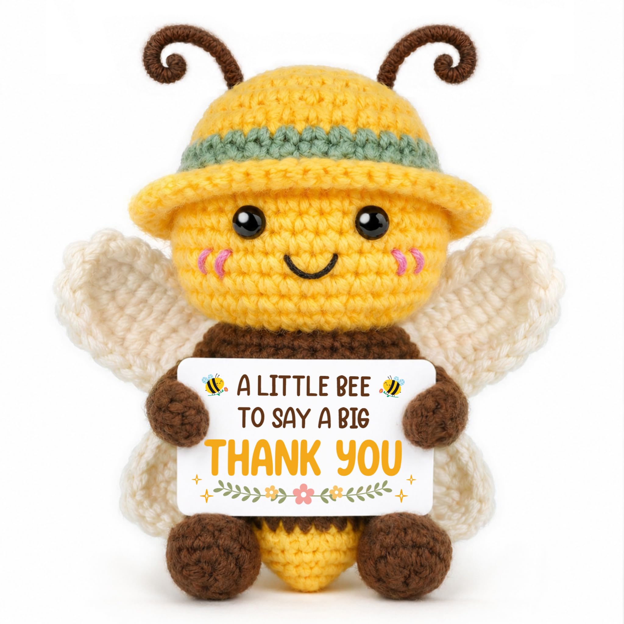 Thank You for Women, Handmade Crochet Bee โ image 1