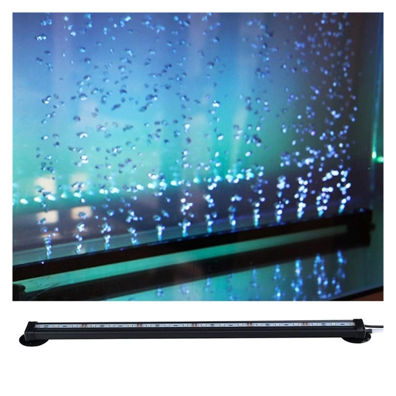 Luz de Acuario Luz de Burbuja de Aire LED Lámpara de Acuario Submarino Sumergible Tanque de Peces Luz Cambio de Color Fabricación de Herramientas de aireación de oxígeno Color (Col