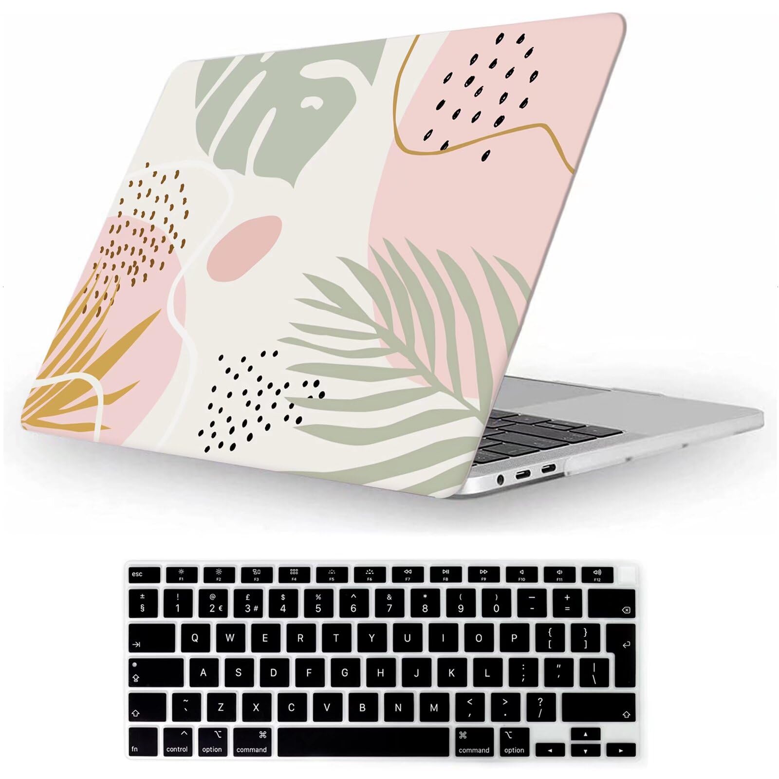 Fancity Coque Rigide MacBook Air 13 2020-2021 A2337 M1 A2179 A1932 - Marble Pink