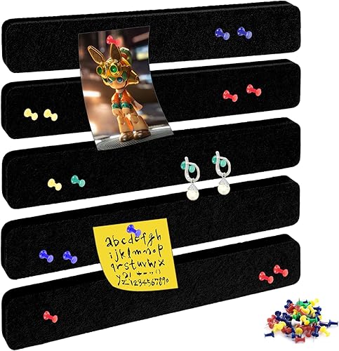 Miniatura 12 de Tablón de anuncios, tableros de corcho para paredes, tablero de corcho para oficina, tablones de anuncios para paredes (azul)