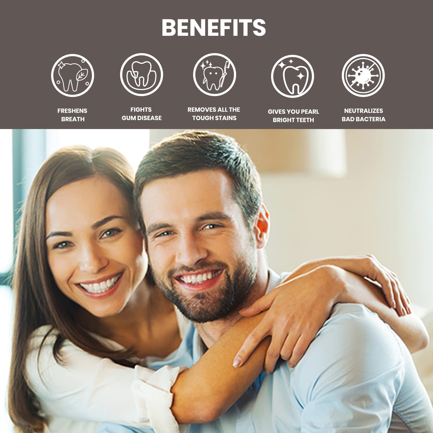 White Pearl Charcoal teeth whitening strips