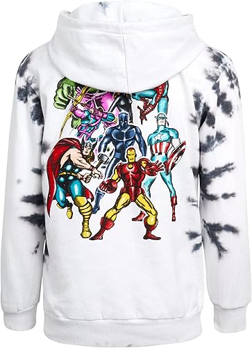 Miniatura 5 de Marvel Boys' Super Hero Sweatshirt - Spider-Man, Thor, Hulk, Iron Man Graphic Pullover Hoodie (8-16)
