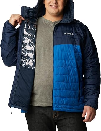 Columbia Men's Powder Lite Hooded Jacket Hooded Puffer Jacket