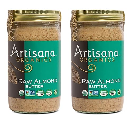 Artisana Organics - Mantequilla cruda de almendras sin OMG
