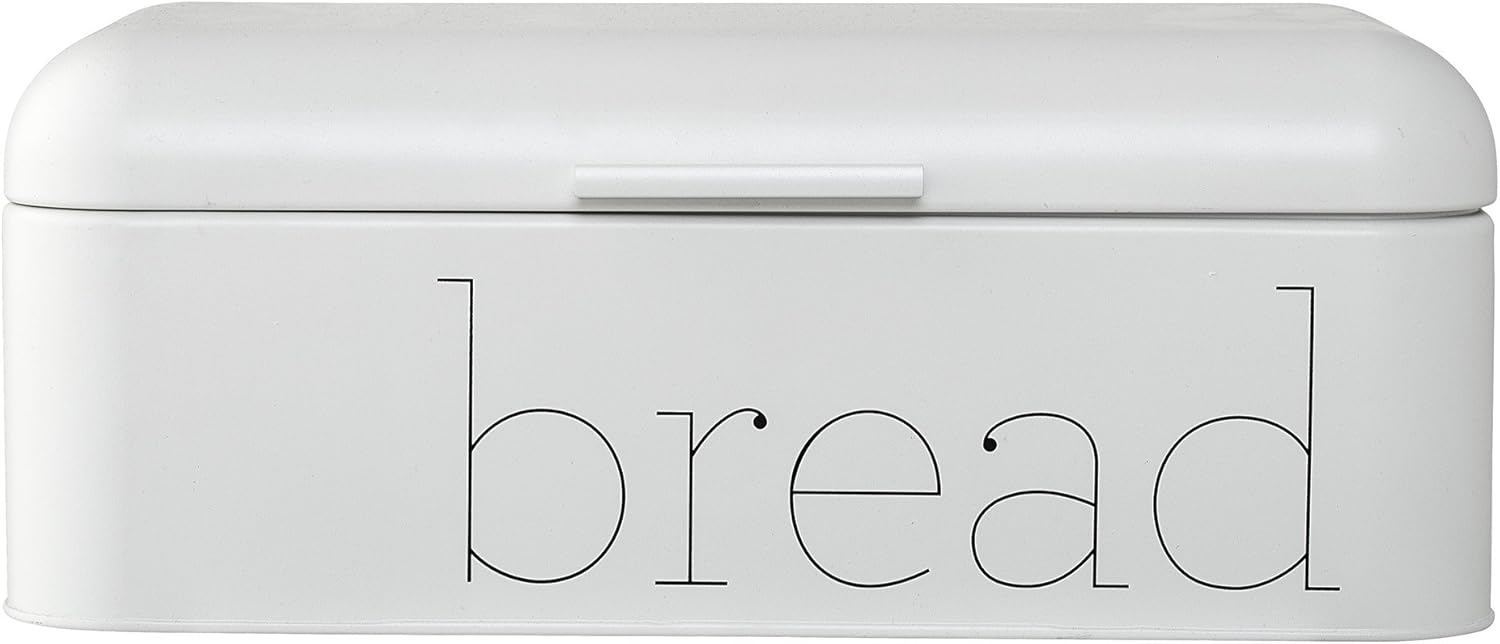 Bloomingville White Metal Bread Bin