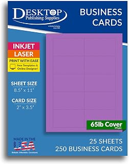 250 Purple Business Cards product image
