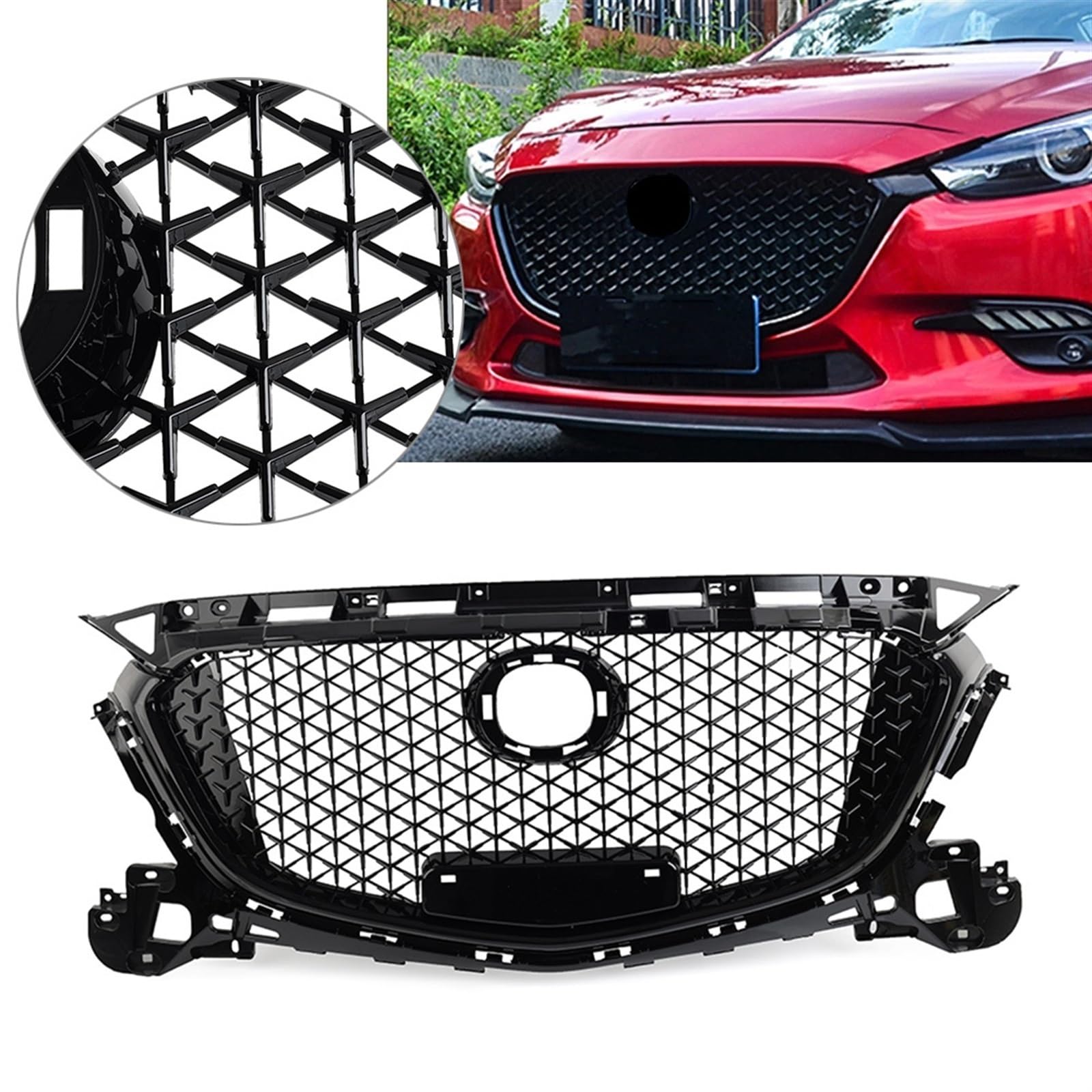 スカイラインジャパンフロントグリル ブラック ハニカムメッシュ ハニカム ABS樹脂 メッシュ グリル 約1190mm×400mm エアロ加工