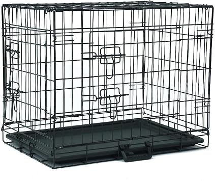 Pet Dog Puppy Cat Metal Foldable Carry Transport Training Cage Crate 91.5L x 61W x 66H CM