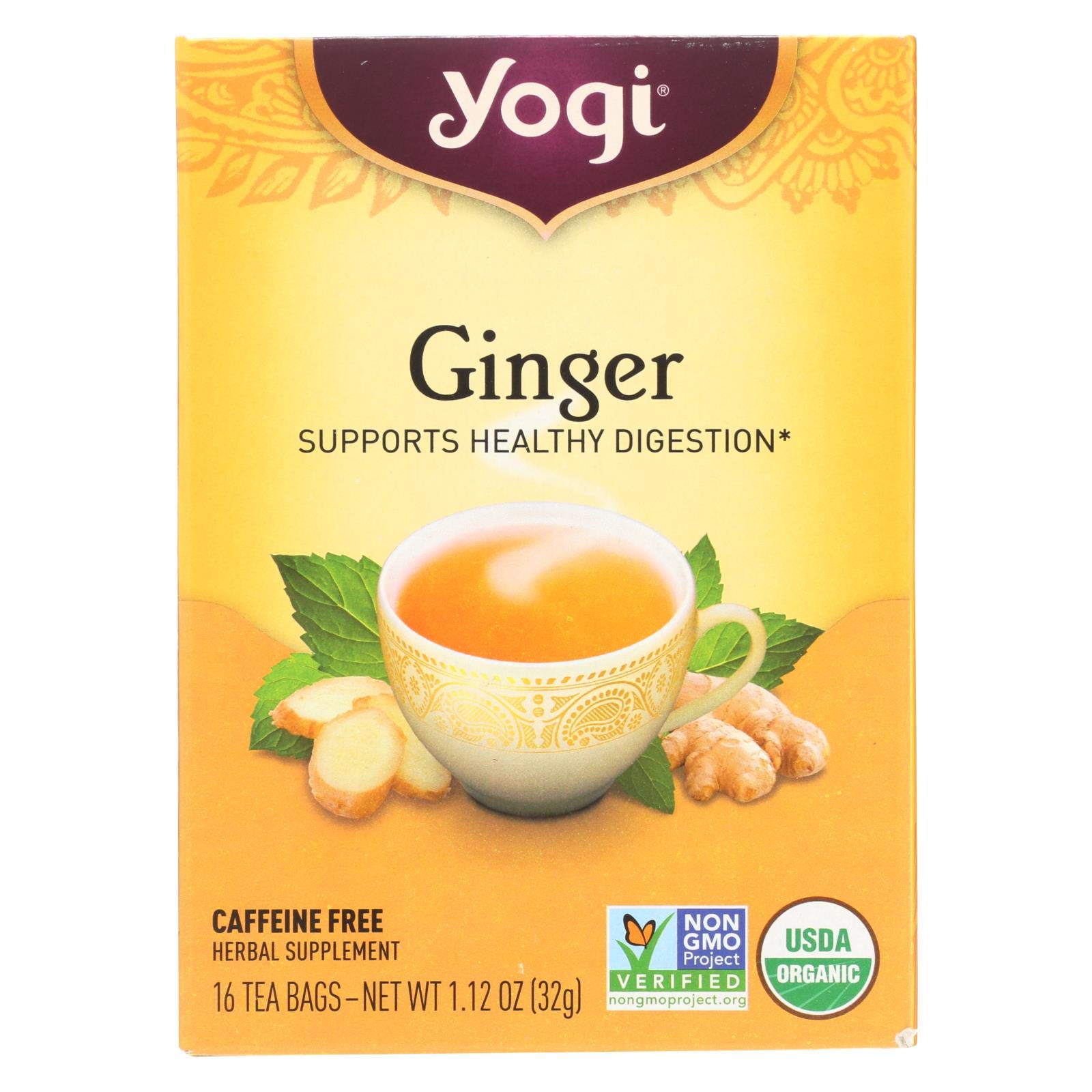 Yogi Teas Tea Ginger Org3