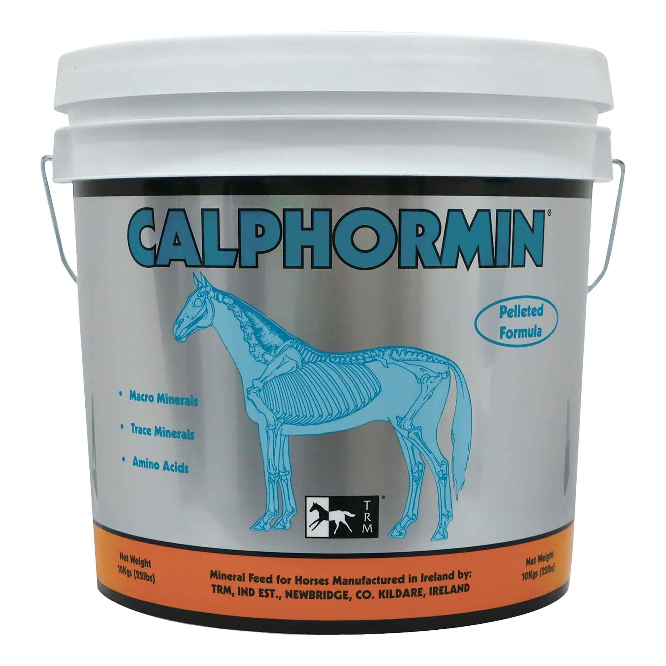 Calphormin Nutrient-Rich Horse Supplement for Optimal Skeletal Development of Young Horses - 22 lb (10 Kg) - Bucket - 22 lb