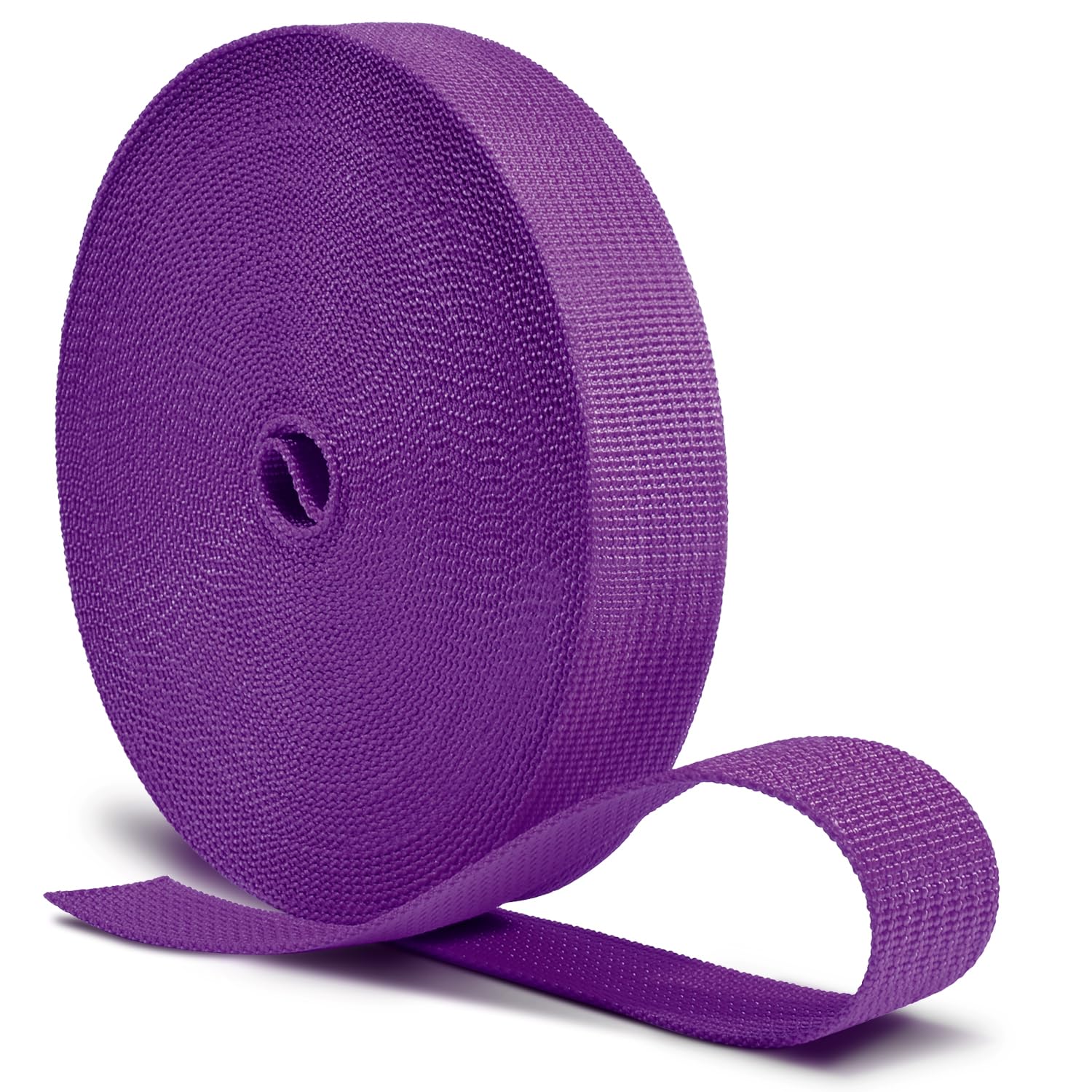 CooBigo 12 Yards Webbing 3/4" &amp; 1" &amp; 1.5" &amp; 2" Polypropylene Webbing Strap 3/4 Inch 1 Inch 1.5 Inch 2 Inch Wide Webbing Strapping for Bags/Lawn Chair/Pool Solar Cover DIY Crafting