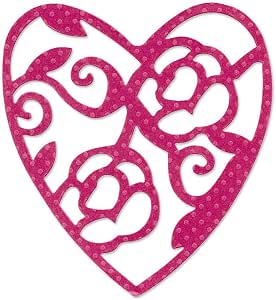 Sizzix Sizzlits Decorative Strip Die - Cuori #2 da Ellison - Sizzix - Decorazioni, Carta, Colori