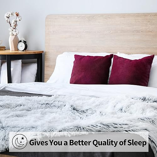 Miniatura 6 de NEXCOVER Fundas de almohada de terciopelo, paquete de 4 fundas de almohada, 16 x 16 pulgadas, funda de almohada cuadrada decorativa, funda de cojín