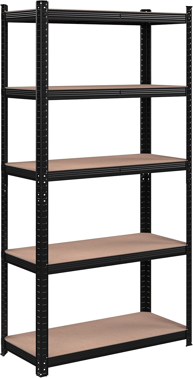 SONGMICS 5Tier Shelving Unit, Steel Shelving Unit for Storage, Tool