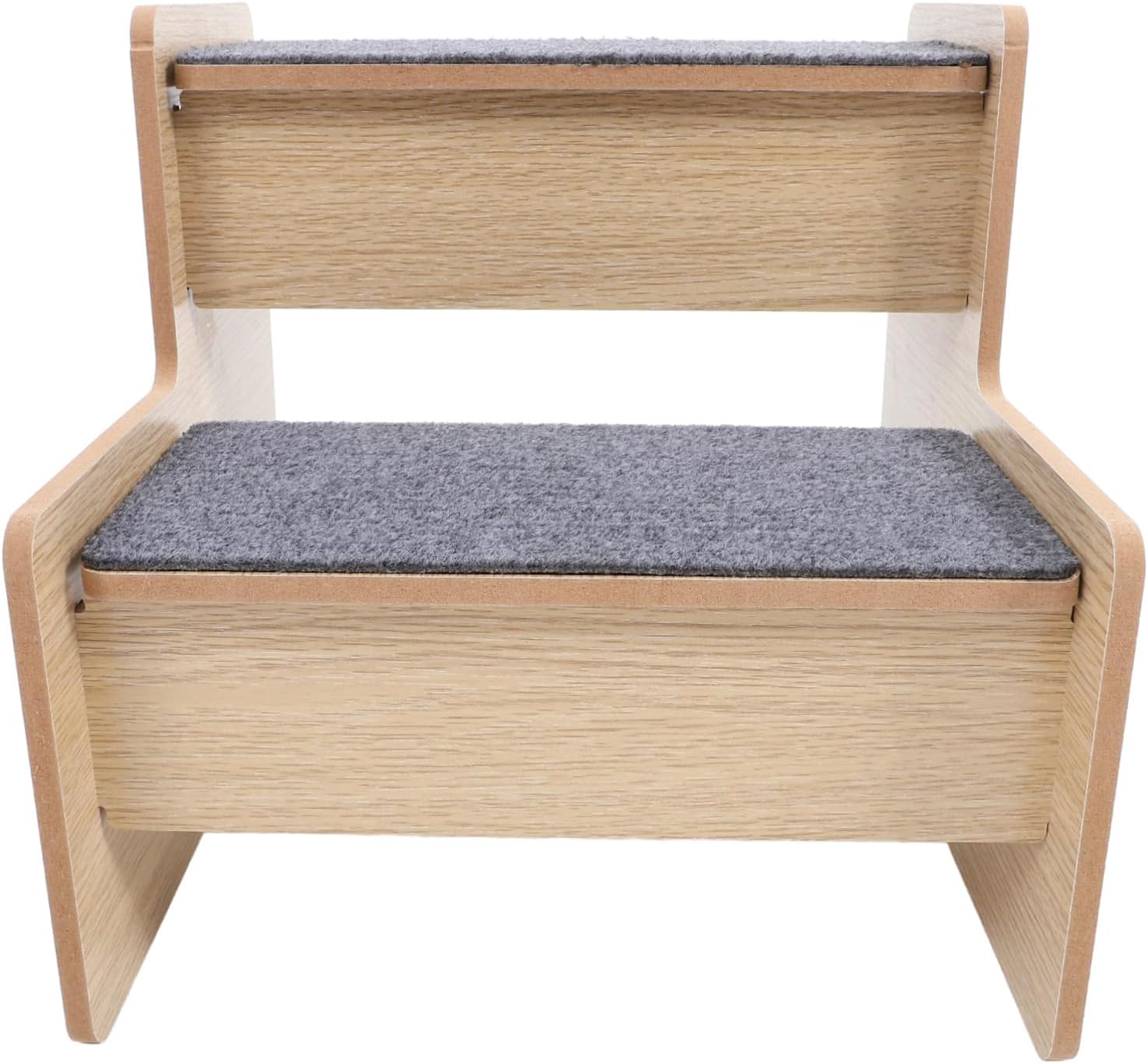 Portable Wooden Dog Stair Soft Non-Slip Pet Ladder for Small Dogs and Cats Comfortable Indoor Ramp Easy to Clean and Carry Pet Accessory for Sofa and Bed