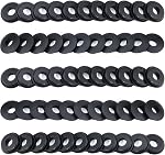 iBroPrat 55pcs Glad Hand Seals Rubber, Gladhand Washers Black Rubber Gaskets Elastic Grommets for Semi Trucks Trailers Brake Air Hose Parts Number 10028