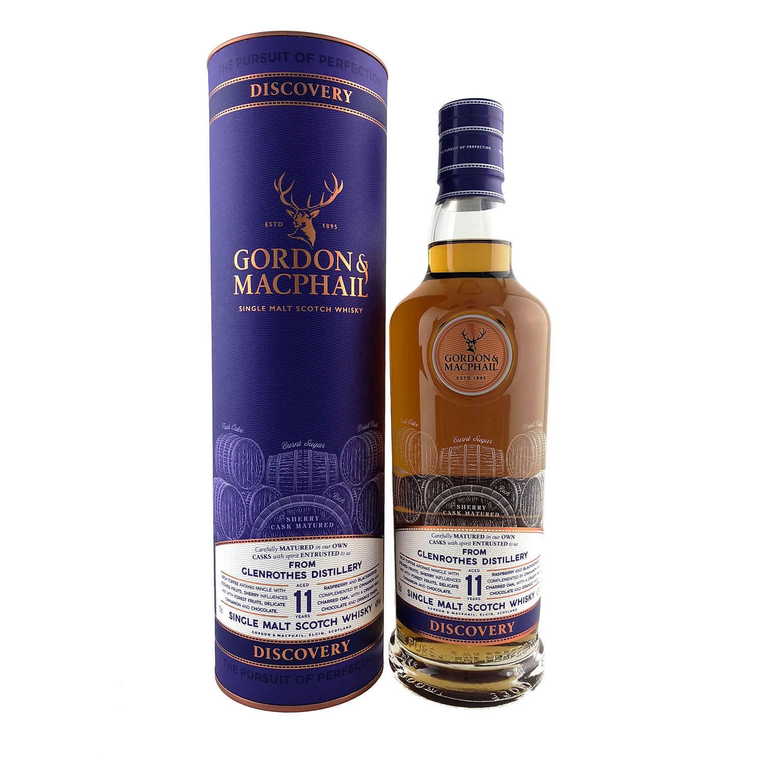 Gordon & Macphail Discovery Glenrothes 11 Year Old Single Malt Scotch Whisky, 70 cl