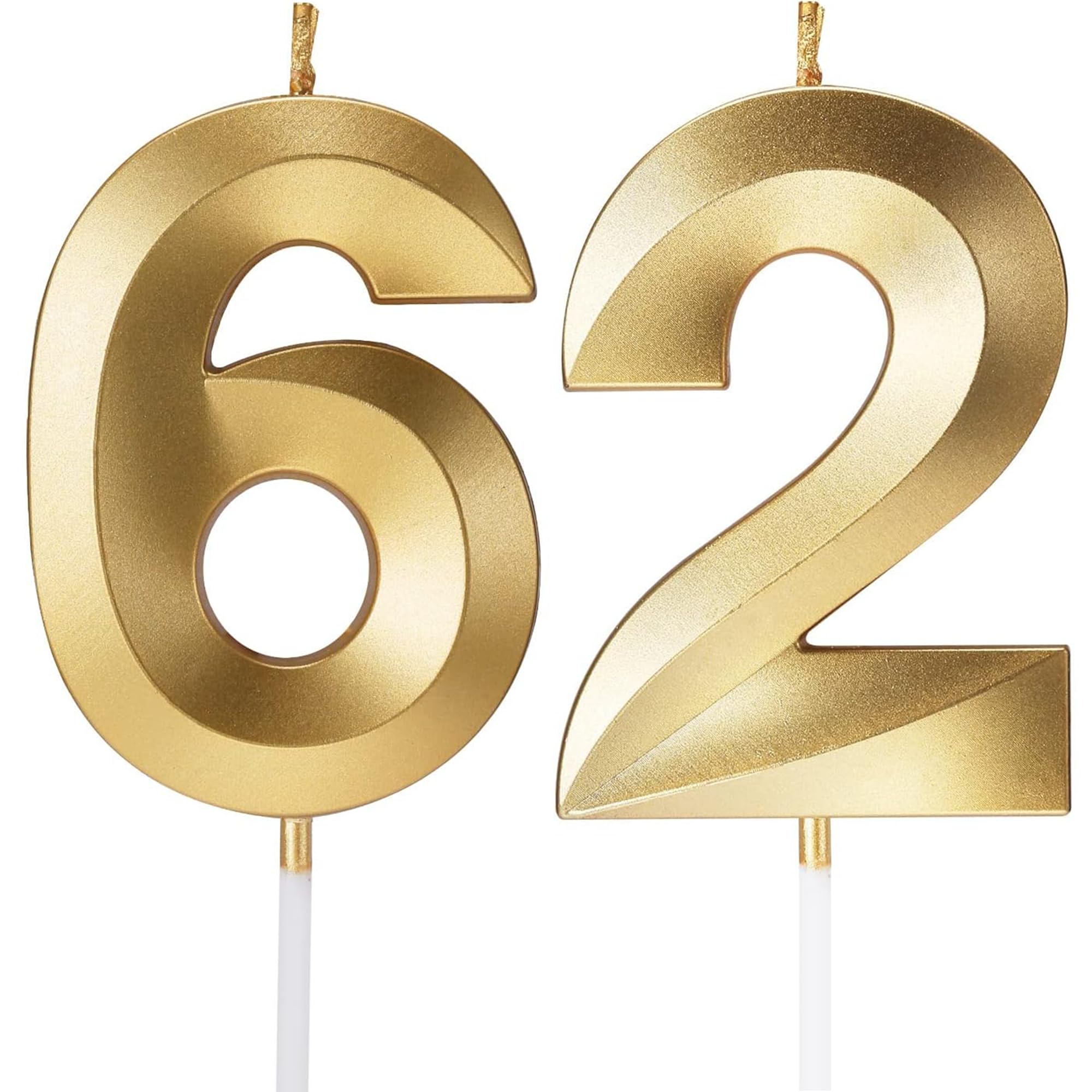 Birthday Candles Number Candles Age Year for Cakes Happy Birthday 3D Designed Wedding Anniversary Party Cake Topper Decorations