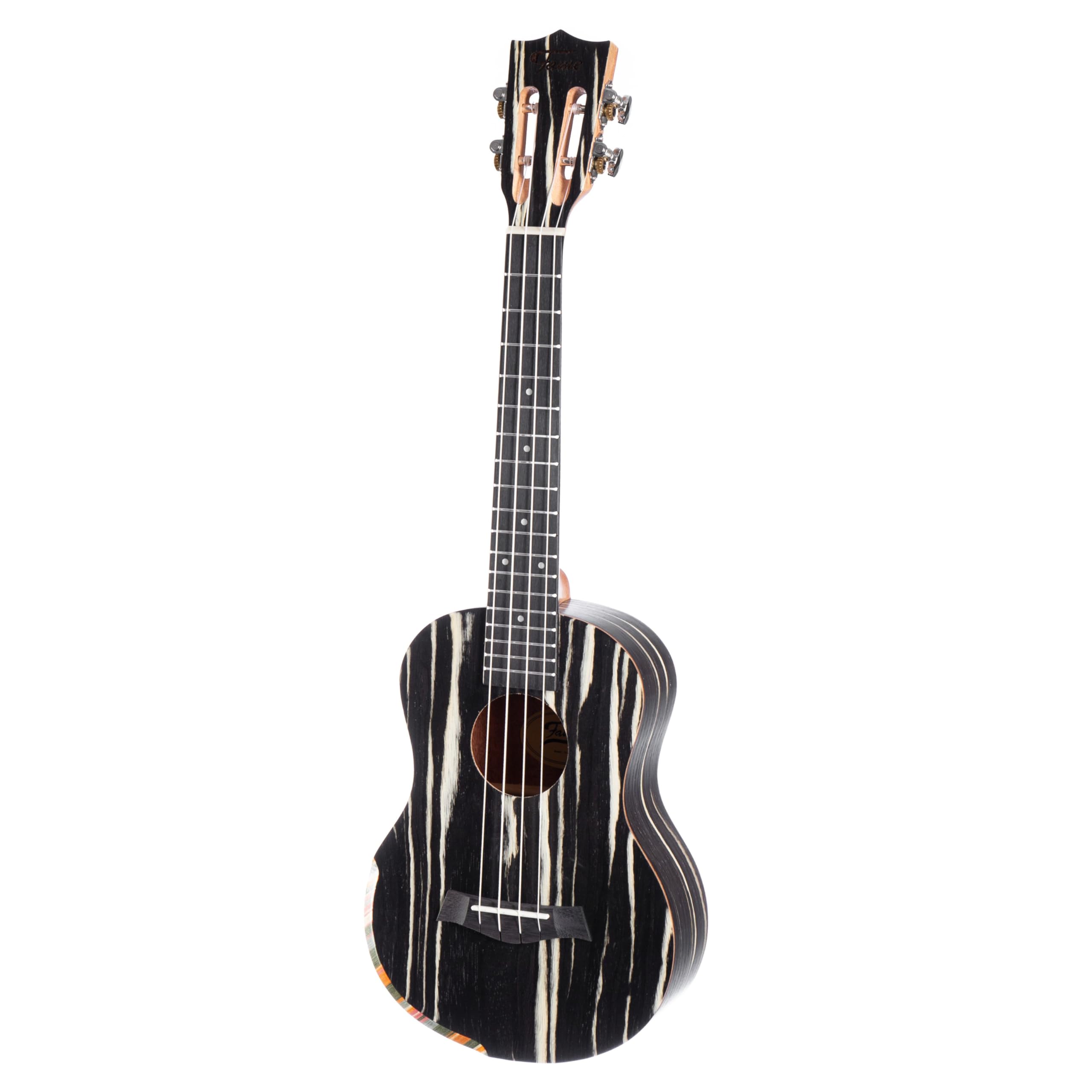 Fame KAW Tenor Ukulele, Kraftvoller warmer Klang, Leichtes Greifen, 18 Bünde, Optimierter Spielkomfort, Präzises Stimmen, 4 Nylonsaiten, Edle Mattlackierung