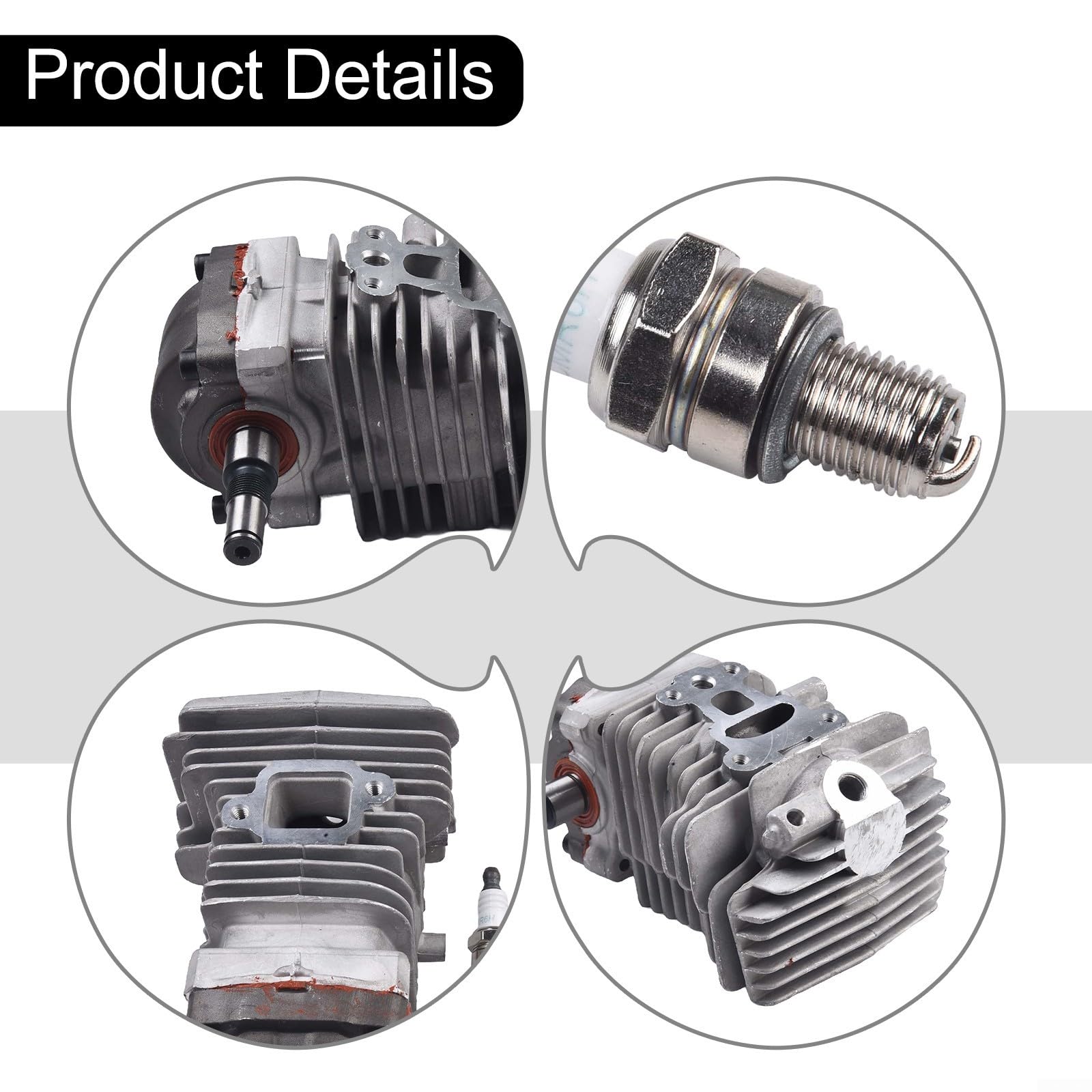 Motorzylinder 40mm Kolben Kurbelwelle für MS211 MS211C MS 211 Kettensäge Ersatzteil Motorenteile Langlebig Einfache Montage Zuverlässige Leistung