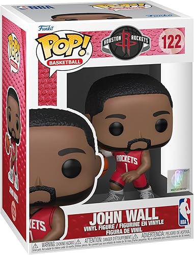 Funko POP NBA Rockets - John Wall (camiseta roja), multicolor, talla única, 59261