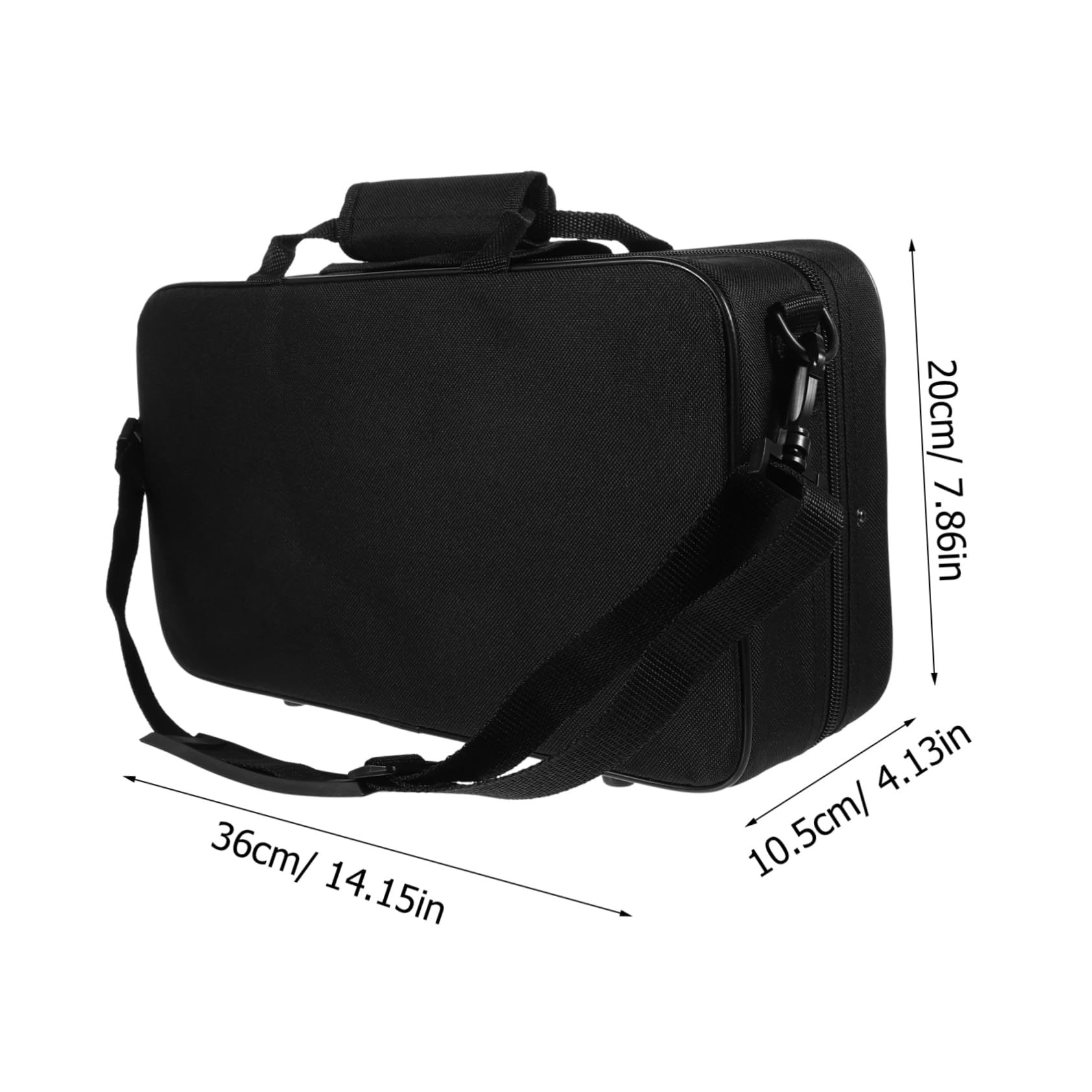 Toddmomy Clarinet Carrying Case Durable Storage Bag for Wind Instruments Protective Holder for Secure Transport for Travel and Outdoor Use