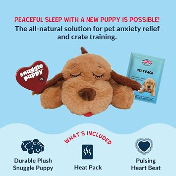 SmartPetLove Snuggle Puppy Action Aid Toy, Biscuit 12x6x3 Biscuit