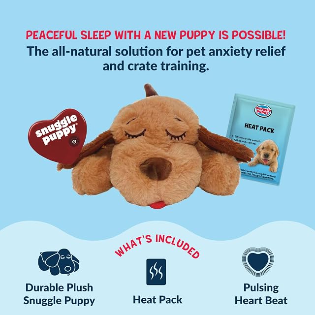 Foto 2 de 7 de Snuggle Puppy Original - Peluche con Latido para Perros, Alivio de la Ansiedad y Calmante, Juguete…