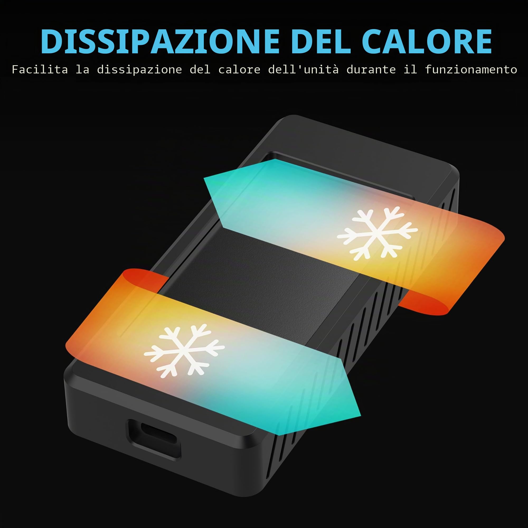 SABRENT SSD Esterno [2TB] Thunderbolt 3 in Alluminio Robusto, Compatibile USB-C (SB-XTMP-2TB)