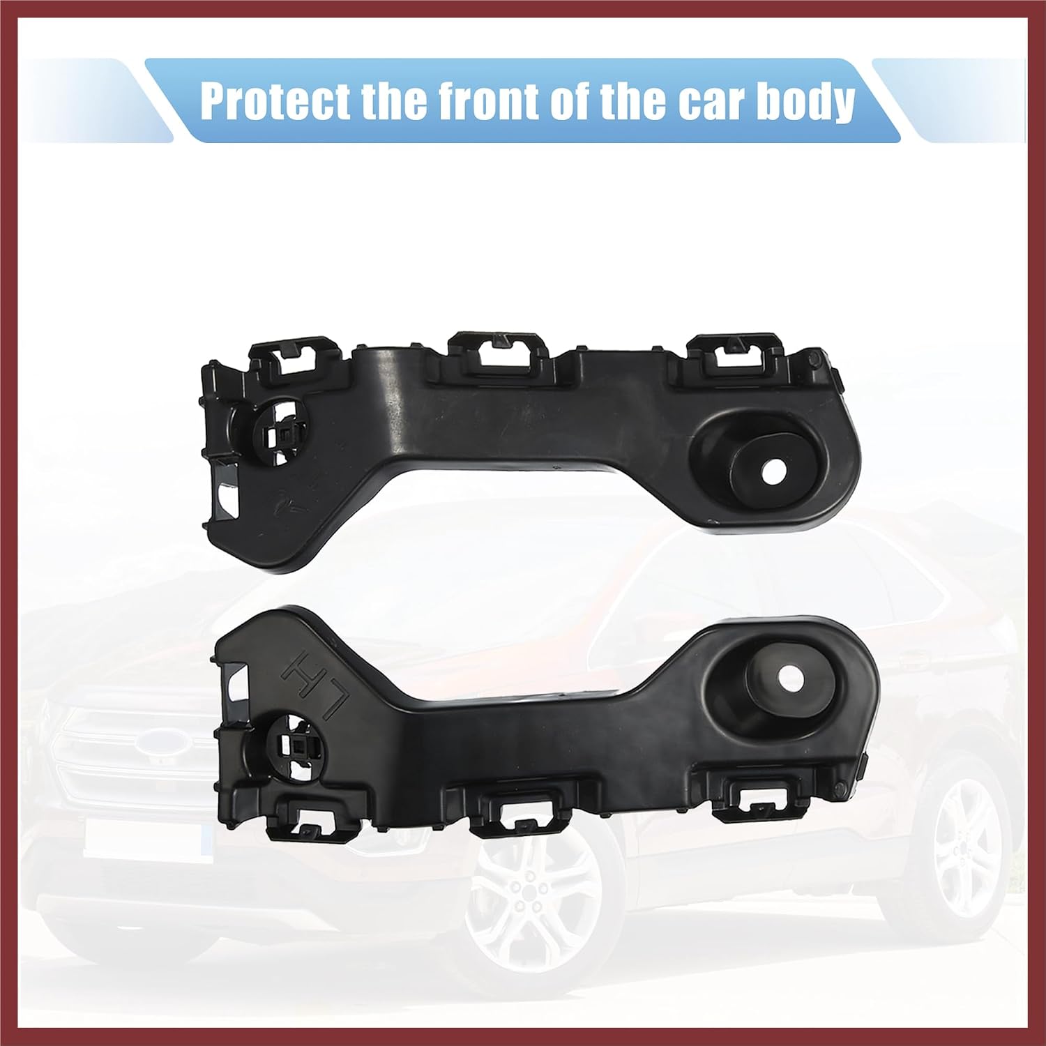 1 Pair Front Bumper Mount Support Bracket for Ford Edge 2011-2014 for Lincoln MKX 2012-2015 BT4Z17C947A BT4Z17C947B Left and Right Side Replace Parts