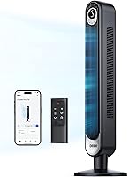 Vista 1 de Dreo - Ventilador inteligente de torre con control de voz WiFi, funciona con Alexa/Google, Cruiser Pro T1S, ventilador de piso sin aspas oscilante
