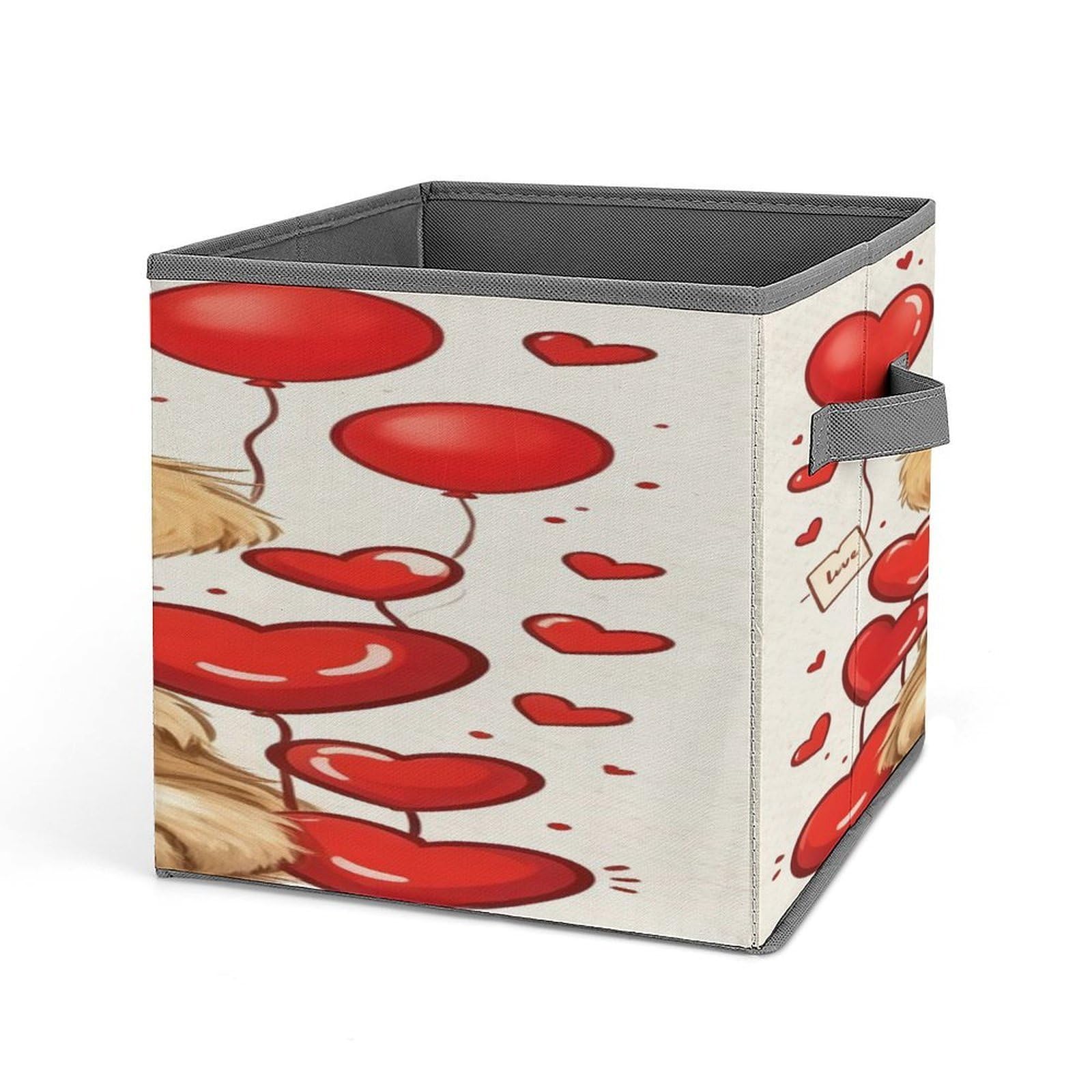 Fekiloot Style Cute Dog Storage Bins Storage Baskets